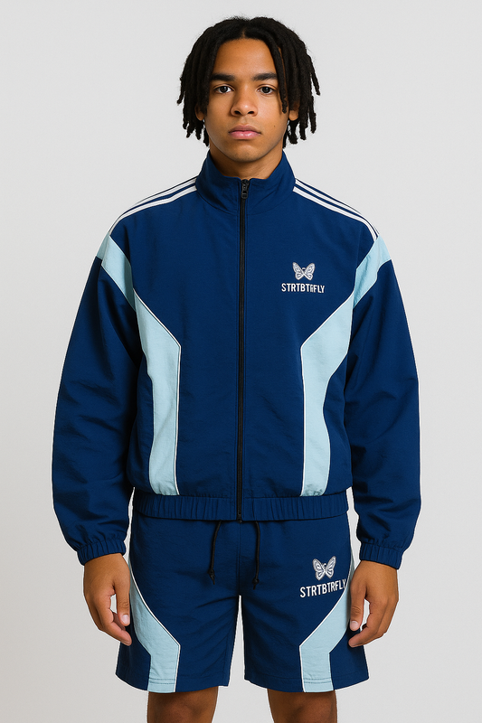 Men's Navy Blue Short Set