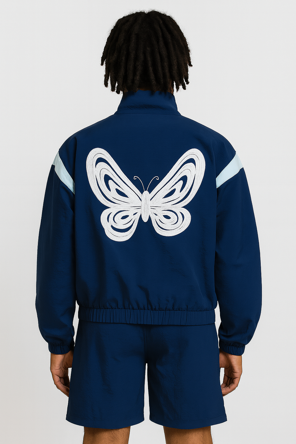 Men's Navy Blue Short Set