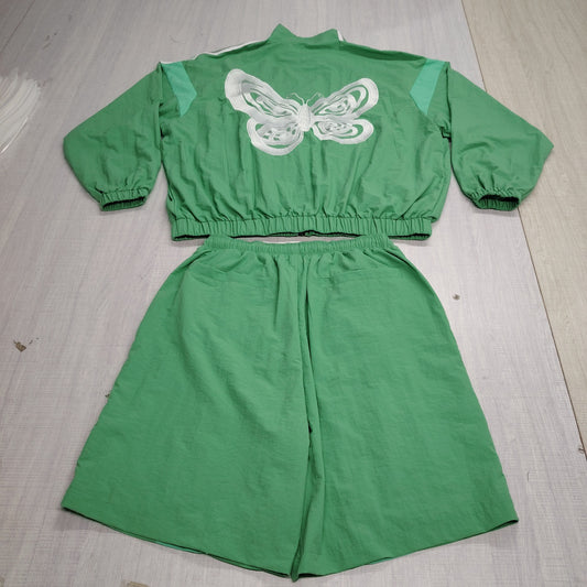 Men's Green Short Set