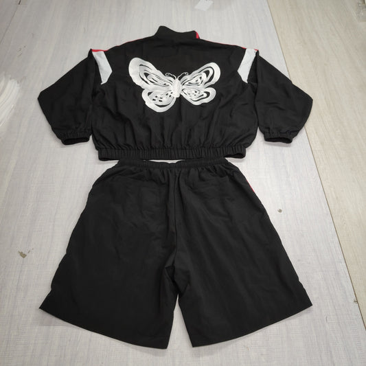 Men's  Black Short Set