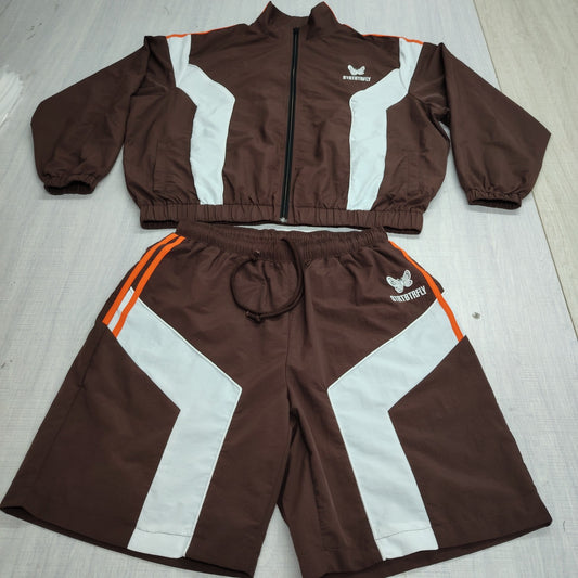 Men's Brown Short Set