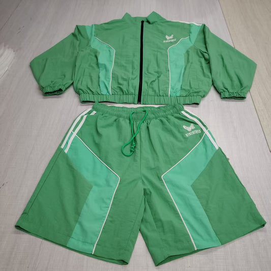 Men's Green Short Set